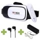 Lentes Realidad Virtual 3D 360 + Control BlueTooth + Cargador Celular - Envío Gratuito