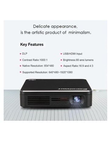 Mini Proyector Para IPhone Android 854x480 - Envío Gratuito