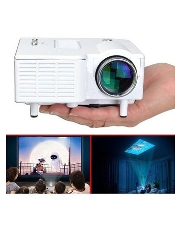 Mini Portátil USB LED Proyector Home Cinema Teatro 1080p HDMI TV USB - Envío Gratuito