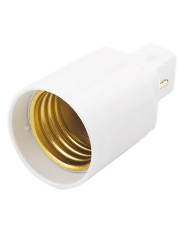 EH Adaptador convertidor Bombilla E27 G24 de la base del zócalo - Envío Gratuito
