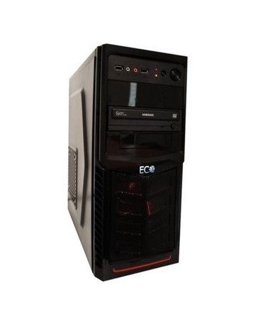 Gabinete para PC ECOFALH Anchorage Color Negro - Envío Gratuito