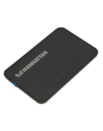 Gabinete HDD 2.5 Manhattan SATA USB V2.0 Negro +B+ - Envío Gratuito