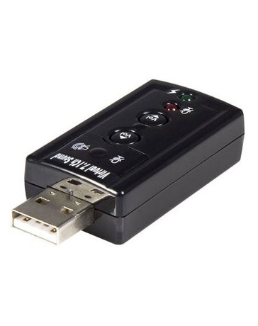 Tarjeta de Sonido 7.1 Virtual USB Startech IcUSBaudio7 +C+ - Envío Gratuito