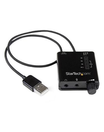 Tarjeta Sonido Stereo USB Startech IcUSBaudio2d +C+ - Envío Gratuito