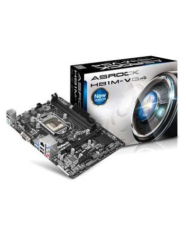 T. Madre Asrock H81M-VG4 Socket 1150, 2X DDR3 - Envío Gratuito