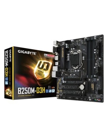 T. Madre GIGABYTE GA-B250M-D3H, ChipSet Intel B250 - Envío Gratuito