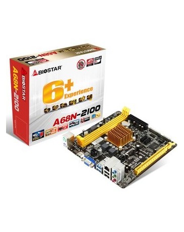 Tarjeta Madre Biostar mini ITX A68N-2100, con Procesador AMD - Envío Gratuito