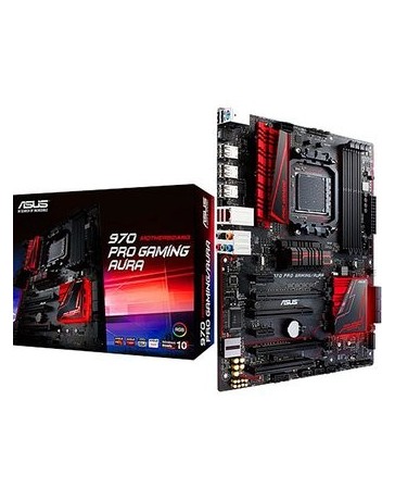 ASUS 970 PRO Gaming AURA Socket AM3+ FX USB3.1 DDR3. - Envío Gratuito