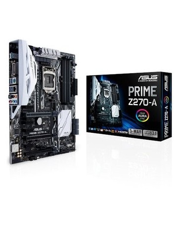 ASUS Z270 PRIME-A SOCKET 1151 DDR4 DP AURA HDMI DVI USB3.1 - Envío Gratuito