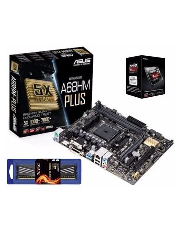 Kit De Actualización A4 6300 3.7ghz Asus Memoria 4gb Xpg-gro - Envío Gratuito
