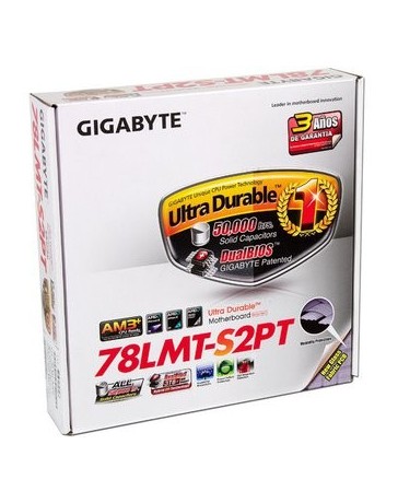 T. Madre Gigabyte 78LMT-S2PT, ChipSet AMD 760G - Envío Gratuito