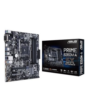 T. Madre ASUS PRIME B350M-A, ChipSet AMD B350 - Envío Gratuito