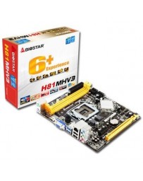 T. Madre Biostar H81MHV3, Chipset Intel H81 - Envío Gratuito