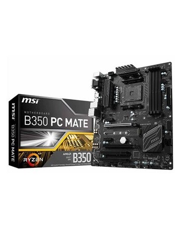 MSI B350 MATE Socket AM4 RYZEN DDR4 HDMI USB 3. - Envío Gratuito