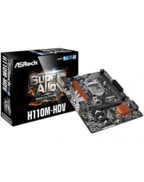 T. Madre Asrock H110M-HDV, ChipSet Intel H110 - Envío Gratuito