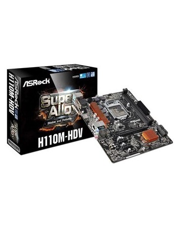 T. Madre Asrock H110M-HDV, ChipSet Intel H110 - Envío Gratuito
