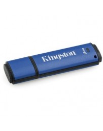 Kingston 8Gb Dtvp30, 256Bit Aes Encrypted Usb 3.0 - Envío Gratuito