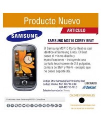 Reacondicionado Celular GT-M3710 Para Compañía Telcel - Envío Gratuito