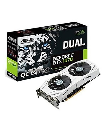 Tarjeta De Video Asus Dual-Gtx1070-O8G Gddr5 256Bit Dvi Hdmi - Envío Gratuito