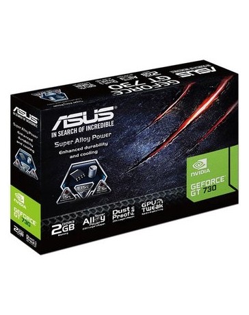 Tarjeta De Video NVIDIA ASUS GeForce GT 730, 2GB GDDR3 - Envío Gratuito