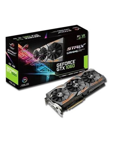 Tarjeta De Video NVIDIA ASUS GeForce GTX 1060 STRIX - Envío Gratuito