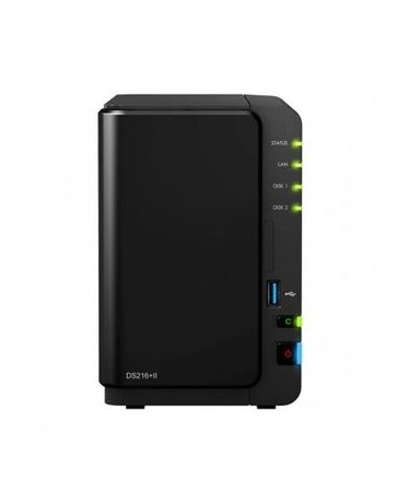 NAS Synology Ds216+Ii 4K Uhd 2 Bahias 1.6Ghz 1GB - Envío Gratuito