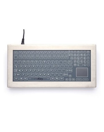 Teclado Industrial USB Ikey Acero Inoxidable con touch dt-5k-mem - Envío Gratuito