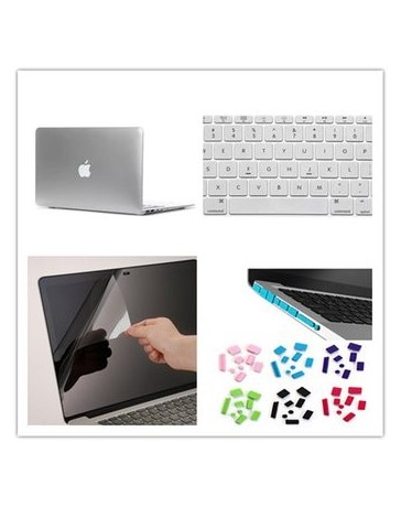 MULBA 4 en 1 Silky-Smooth Tocar PC Duro Caso Cover-Keyboard - Envío Gratuito