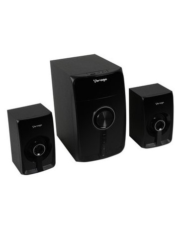 Bocinas 2.1 Vorago 300, con lector de memorias, USB y Bluetooth - Envío Gratuito