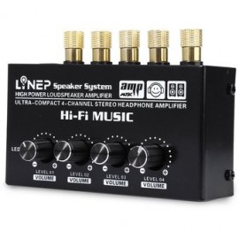 LINEP A908 Ultra Compacto De 4 Canales De Audio Estéreo - Envío Gratuito