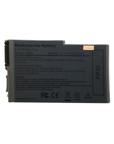 Bateria Dell Latitude D500, D510, D520, D600, D610 6 Celdas - Envío Gratuito