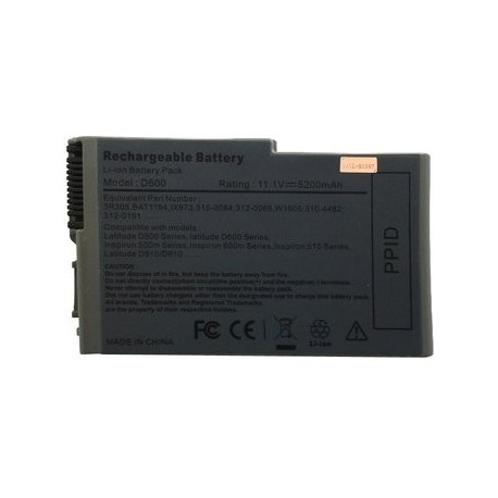 Bateria Dell Inspiron 500m, 505m, 510m, 600m 6 Celdas - Envío Gratuito