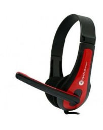 Audífono TECHZONE TZ15PCAUD, Rojo, Alámbrico (TZ15PCAUD) - Envío Gratuito