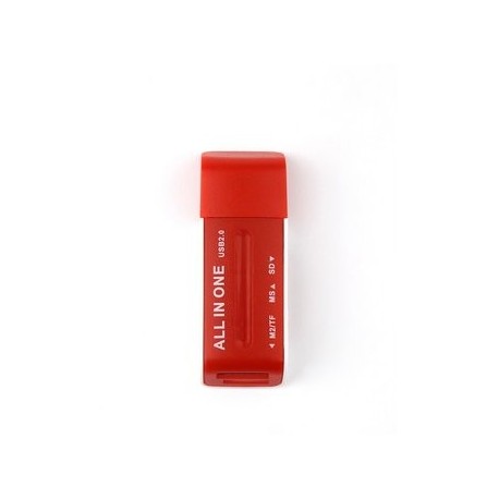 EH USB 2.0 lector de tarjetas rojas - Envío Gratuito