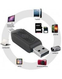EB El Lector Otg Para Ordenadores Y Teléfonos Móviles-Negro - Envío Gratuito