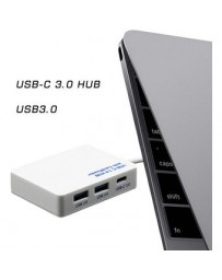 EB Lector De Tarjetas USB3.0Type-C + HUB Blanco-Blanco - Envío Gratuito