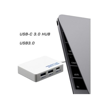 EB Lector De Tarjetas USB3.0Type-C + HUB Blanco-Blanco - Envío Gratuito