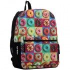 Mochila Backpack Doughnuts Donas Reactiva a Luz Neon - Envío Gratuito