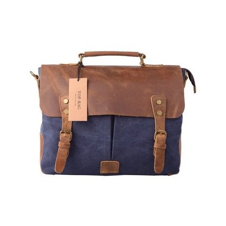 Mochila de cuero del hombro Crossbody TOP-Bag - Envío Gratuito