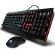 EAGLE WARRIOR KIT TECLADO Y MOUSE FENIX GAMING LED RGB - Envío Gratuito