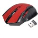 Mouse Inalámbrico Con 6 Botones USB 2.4GHz-Rojo - Envío Gratuito