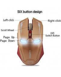 -TECHING 2.4GHz Gold Wireless Optical Mouse Mice for Computer - Envío Gratuito