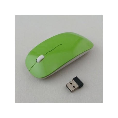 Ratón óptico Inalámbrico Ultra Delgado De Bluetooth (verde) - Envío Gratuito