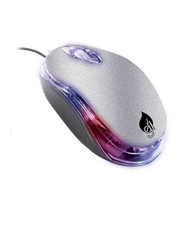 Mouse Con Led Multicolor De 800 Dpi Plata Mitzu 18-8620SL - Envío Gratuito