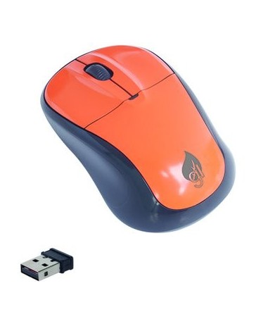 Mouse Inalambrico 24 Ghz De 1000 Dpi´S Naranja Mitzu - Envío Gratuito