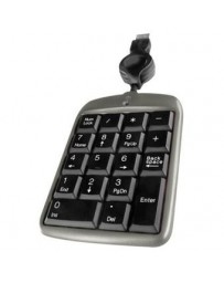 Nuevo Teclado Numérico Easy Line, retráctil, USB. Color Gris - Envío Gratuito