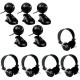 Kit Ciber Camaras Web Diademas Acteck Economica Hifi Negro - Envío Gratuito