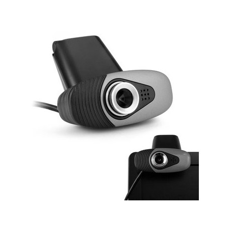 Cámara web Webcam 180° Rotatable Web PC Camera Negro - Envío Gratuito