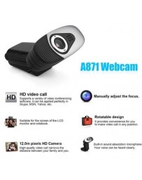 Cámara Digital USB Chat HD Webcam With Microphone - Envío Gratuito