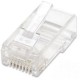 Plug Rj45 Cat 5e Utp Multifilar 100 Piezas. Transparente - Envío Gratuito